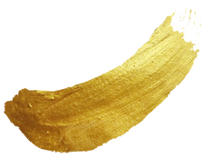 Gold Metallic Brushstroke