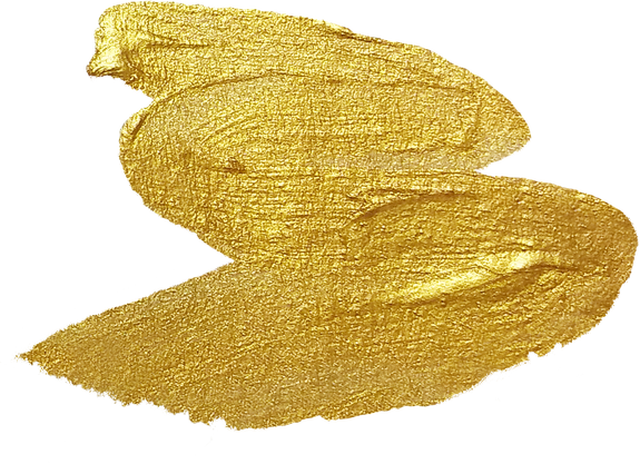 Gold Metallic Brushstroke